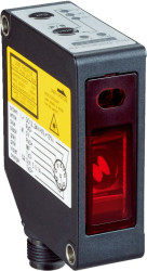 Czujniki fotoelektryczne Odległość w obudowie prostokątnej SICK NPN zakres 60 → 180 mm Światło laserowe