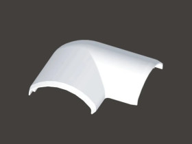 Pokrywa kątowa LO 35 ciemno szara 8833 LB