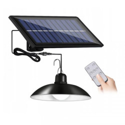 Lampa Solarna LED Zewnętrzna Ogrodowa 4000K IP44 + Pilot HELIA LUMILED