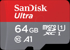 SDSQUAB-064G-GN6MA MicroSDHX memory card, 64 GB