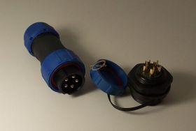 ZŁĄCZE HERMETYCZNE 5 PIN fi 21mm