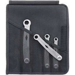 Stahlwille 96411003 240/4 Ratcheting Single-Ended Open Ring Spanners 4pc 8-14mm