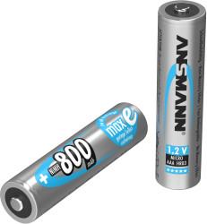 Akumulator AAA/R03 Ansmann maxE HR03, NiMH, 800 mAh, 1.2 V, 1 szt.