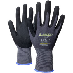 B-SAFETY HS-101004-7 Classic Line Nitrile Gloves Size 7 High Sensitivity