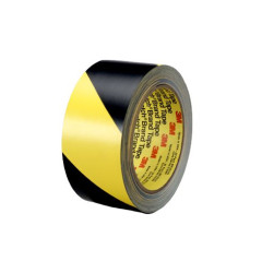 Taśma ostrzegawcza szerokość 51mm Czarny, żółty Taśma ostrzegawcza 3M +77°C Winyl grubość 0.14mm