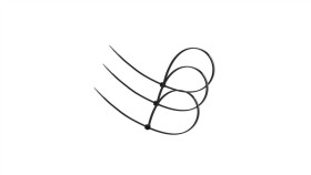 Opaska Kablowa Ok-35250B 3.6X250mm Czarna