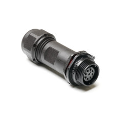 Przemysłowe złącze okrągłe 9-pinowe SP13 Układ szeregowy Gniazdo RS PRO Żeńskie IP68 SP1311C