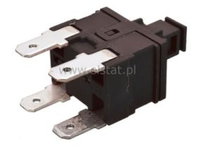 Przycisk chwilowy do odkurzacza 16A; prosty; 4P