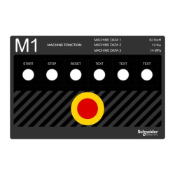 Harmony XB5 Tabliczka z legendą 300 X 200 Szablon 1 ZBYLEG302001