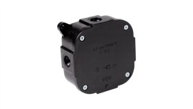 Puszka N/T Hermetyczna Pusta 88X88x40mm Ip44 Czarn