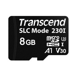 Karta Micro SD MicroSDHC, 8 GB Nie 3D TLC (SLC mode), Transcend