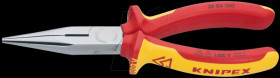 25 06 160 Snipe nose pliers with cutter, 160 mm, straight