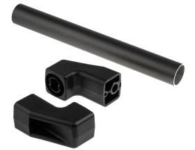 Uchwyt Aluminium szerokość: 38mm Elesa długość: 324mm Czarny