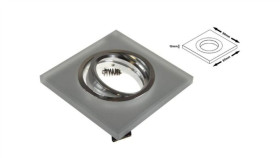 Oprawa Sufitowa Denzel Ruchoma Szroniona Chromowan