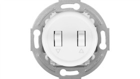 Łącznik Roletowy Retro 10A-250V~, Zaciski Śrubowe, Biały