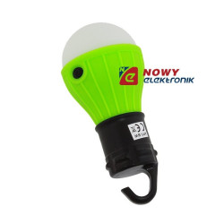 Lampka LED wisząca Namiot Camping (3xAAA R3) Lampa