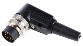 Wtyk Din 12 -pinowe Męski Montaż na kablu M16 60 V AC