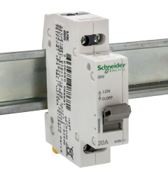Przełącznik izolacyjny 2P-biegunowy 20A Schneider Electric Szyna DIN 2NO
