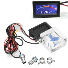 Termometr LED 3-ścieżkowy miernik przepływu do chłodzenia wodą z układem chłodzenia cieczą z 2 zaciskami
