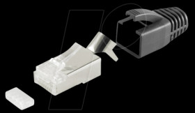 BS72067-S plug SET cable -AWG 23 black packing unit 1