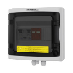 AC 1F C16 25A 300mA T1 T2 Rozdzielnica PV Fotowoltaiczna Solarna VCX Doktorvolt DV-4500-FOT