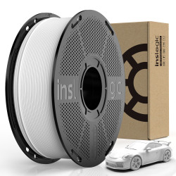 Inslogic Matte PLA Pro 1.75mm 1kg White / Biały