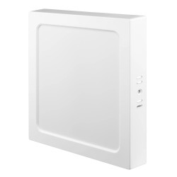 Oprawa sufitowa LED DONA natynkowa kwadratowa Światło białe ciepłe LSN-18WK-230