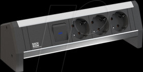 902.0050 DESK 1x switch 3xCEE7/3