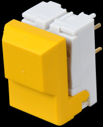 Push button, switching voltage: 24 V, yellow