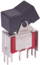 Przełącznik kołyskowy Wł.-(wł.) Nie 5 A SPDT Czarny RS PRO