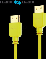 PI0504-015 HDMI Cable - PureInstall - Slim 1.50m, yellow