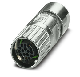 Złącze wielostykowe przemysłowe 17-pinowe M17 Montaż na kablu Wtyczka Phoenix Contact