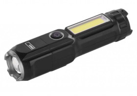 LATARKA LADOWALNA LED + COB LED 150LM