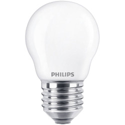 Philips 76285800 LED Bulb EEC E E-27 Teardrop 6.5W=60W Warm White