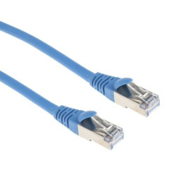 Kabel kategorii 6, Niebieski, Wtyk RJ45/męski RJ45dł.: 1m, mat. koszulki: LSZH