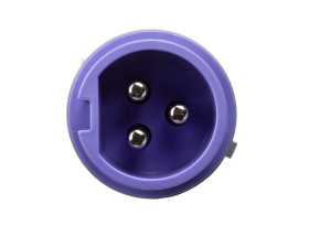 Wtyczka przenośna 16A 3P 24V fioletowa IP44 TWIST 063v