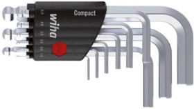 Pin wrench kit, 1.5 mm, 2 mm, 2.5 mm, 3 mm, 4 mm, 5 mm, 6 mm, 8 mm, 10 mm, hexagon, SB369KH9