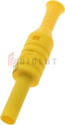 Gniazdo bezp. 4mm na przewód 1063-Y 24A CAT III 1000V