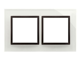 SIMON 54 NATURE Ramka 2 podwójna Nature-Szkło BURZOWA CHMURA IP20/IP44* DRN2/72 KONTAKT SIMON