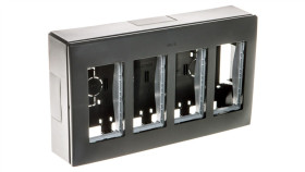 Simon Connect Obudowa Natynkowa S500 4-Modułowa 8X K45 Kompletna Szary Grafit...