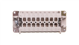 Wkład Złącza 16P+Pe Żeński 16A 500V Epic H-Be 16 Bs 10195100