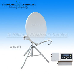 Travel Vision R7-80 Vollautomatische Sat-Anlage Ø80cm