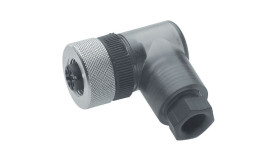 Przemysłowe złącza okrągłe 4-pinowe M12 Montaż na kablu Gniazdo Hirschmann