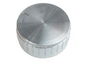 Gałka potencjometru GSL40 srebrna 40mm /574