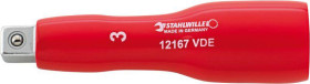 Stahlwille 12167 VDE-6 12420002 Przedłużka do kluczy nasadowych Końcówka wkrętaka 3/8" (10 mm) 1 szt.