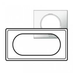 CELIANE Ramka 4/5-modułowa SZKLO LUSTRO 069125