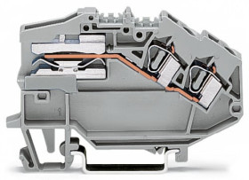 Listwa zaciskowa rozłączna WAGO poziomy: 1 12AWGZacisk klatkowy 781