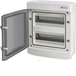 Rozdz. 24mod.n/t IP65 2x12 ECH-24PT-s d.trans. ETI
