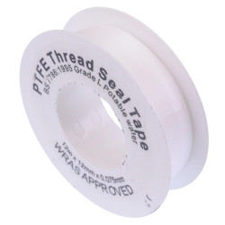 PTFE Tape 12mm x 12m x 0.08mm White