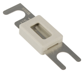 Bezpiecznik samochodowy, 125A kolor Biały, SIBA 80V dc